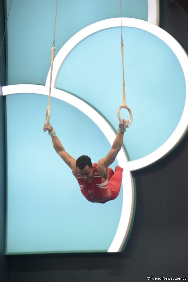 Bakıda İdman Gimnastikası üzrə Dünya Kubokunda yarışlar davam edir (FOTO)