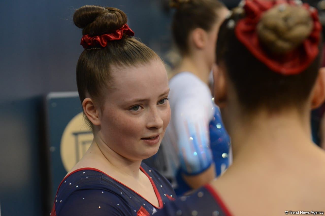 Bakıda İdman Gimnastikası üzrə Dünya Kubokunun birinci günü start götürüb (FOTO)