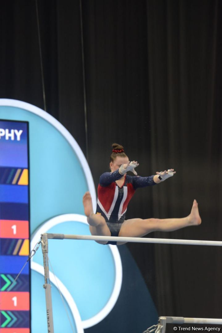 Bakıda İdman Gimnastikası üzrə Dünya Kubokunun birinci günü start götürüb (FOTO)