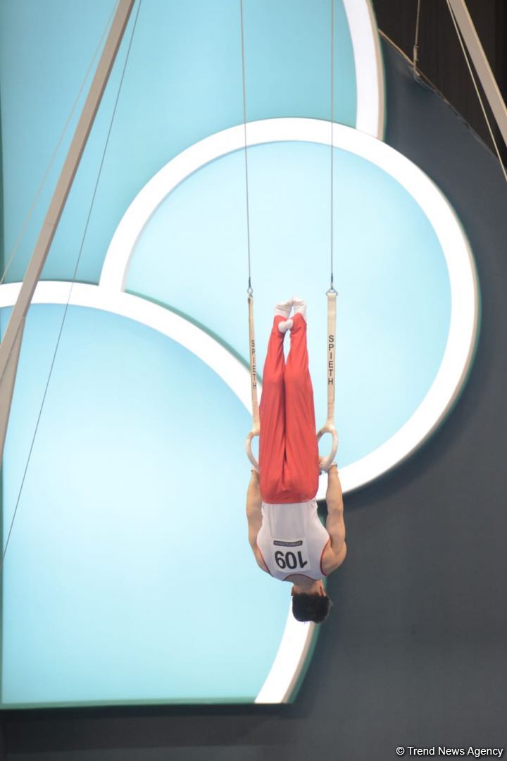 Azərbaycan gimnastları İvan Tixonov və Nikita Simonov Dünya Kubokunda finala yüksəlib (FOTO)