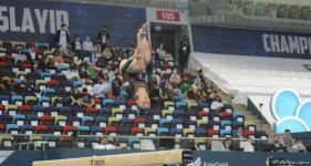 Bakıda İdman Gimnastikası üzrə Dünya Kubokunda yarışların ikinci günü davam edir (FOTO)