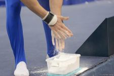 Bakıda İdman Gimnastikası üzrə Dünya Kubokunun ikinci günü start götürüb (FOTO)