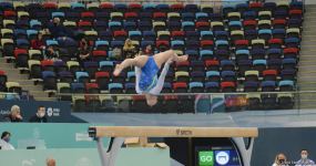 Bakıda İdman Gimnastikası üzrə Dünya Kubokunun ikinci günü start götürüb (FOTO)