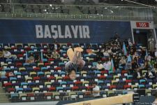 Bakıda İdman Gimnastikası üzrə Dünya Kubokunun ikinci günü start götürüb (FOTO)