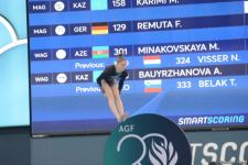 Bakıda keçirilən İdman Gimnastikası üzrə FIG Dünya Kubokunda Azərbaycan gimnastlarının nəticələri (FOTO)
