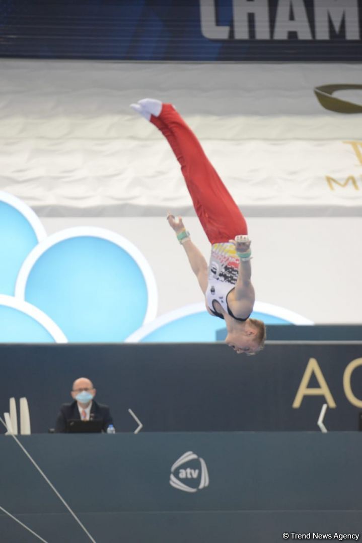 Bakıda İdman Gimnastikası üzrə Dünya Kubokunun ikinci günü start götürüb (FOTO)