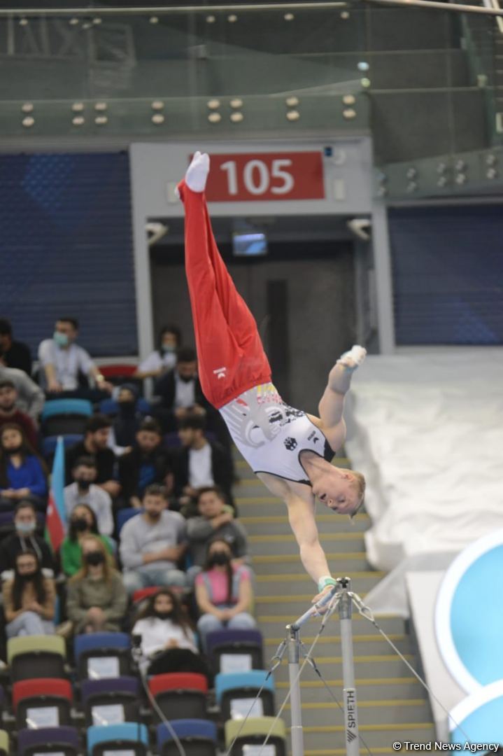 Bakıda İdman Gimnastikası üzrə Dünya Kubokunun ikinci günü start götürüb (FOTO)