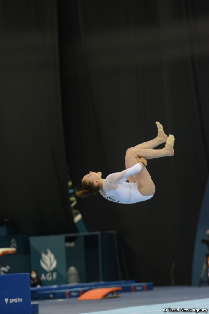 Bakıda İdman Gimnastikası üzrə Dünya Kubokunun ikinci günü start götürüb (FOTO)