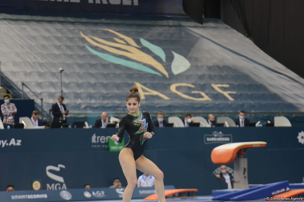 Bakıda İdman Gimnastikası üzrə Dünya Kubokunun ikinci günü start götürüb (FOTO)