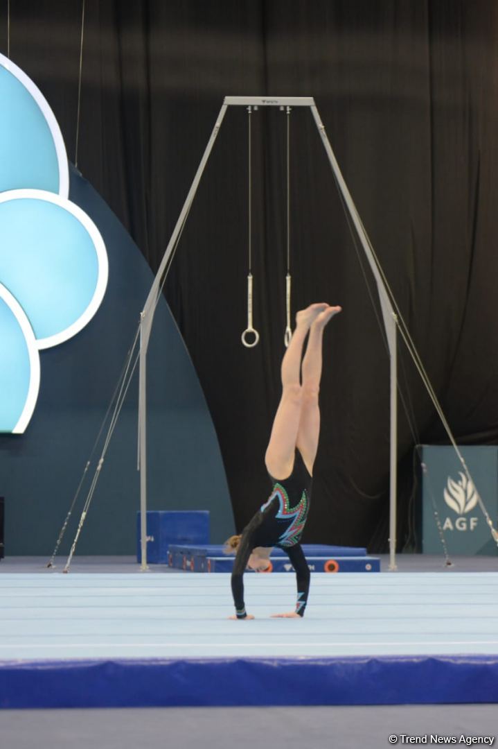 Bakıda İdman Gimnastikası üzrə Dünya Kubokunun ikinci günü start götürüb (FOTO)