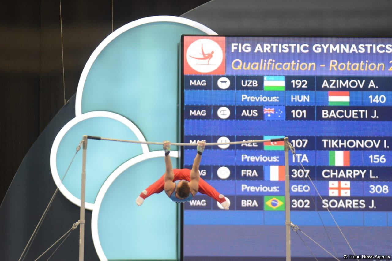 Bakıda keçirilən İdman Gimnastikası üzrə FIG Dünya Kubokunda Azərbaycan gimnastlarının nəticələri (FOTO)