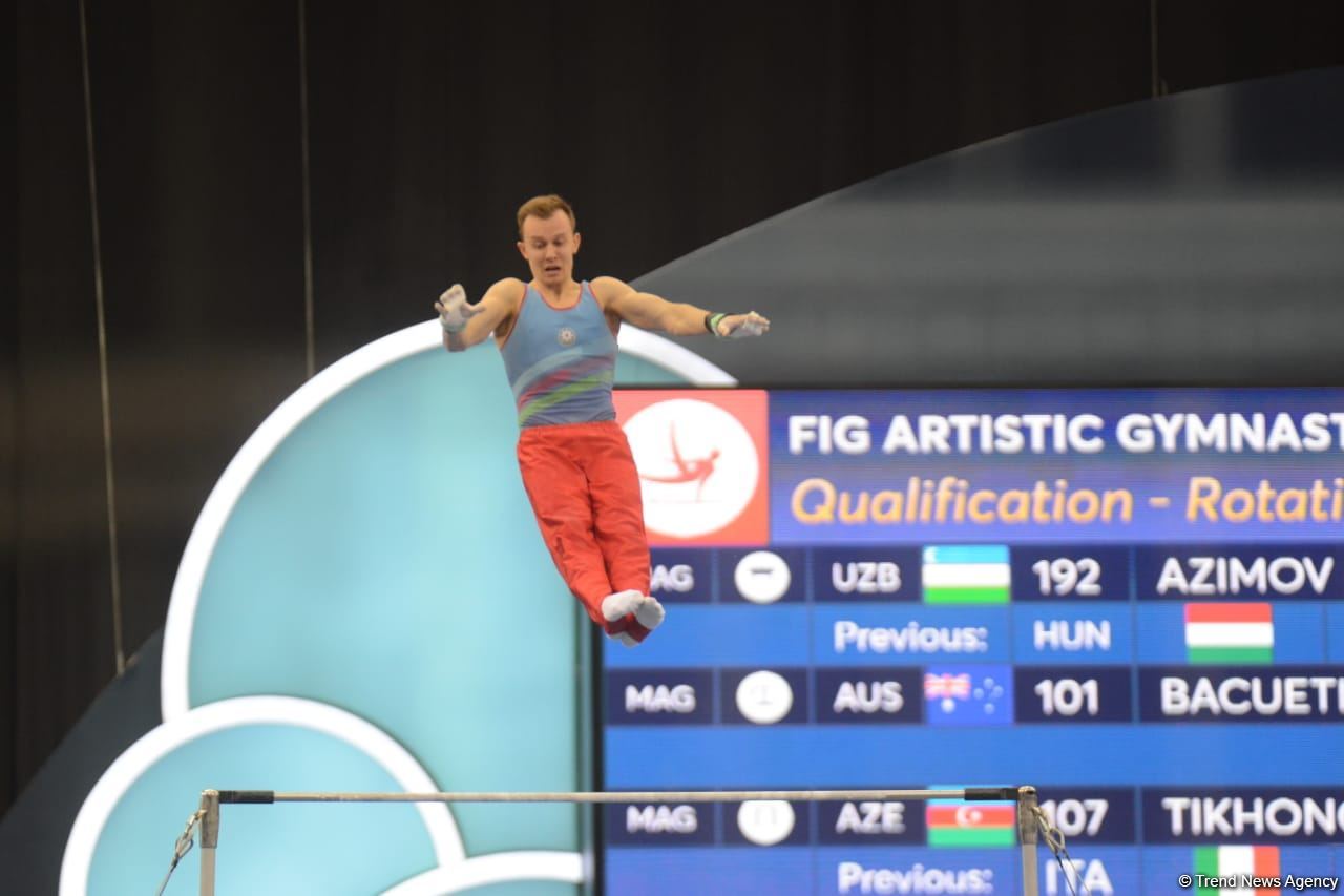 Bakıda keçirilən İdman Gimnastikası üzrə FIG Dünya Kubokunda Azərbaycan gimnastlarının nəticələri (FOTO)