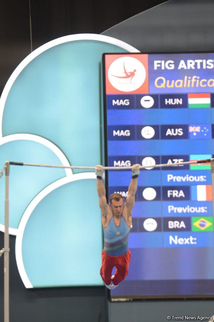 Bakıda keçirilən İdman Gimnastikası üzrə FIG Dünya Kubokunda Azərbaycan gimnastlarının nəticələri (FOTO)
