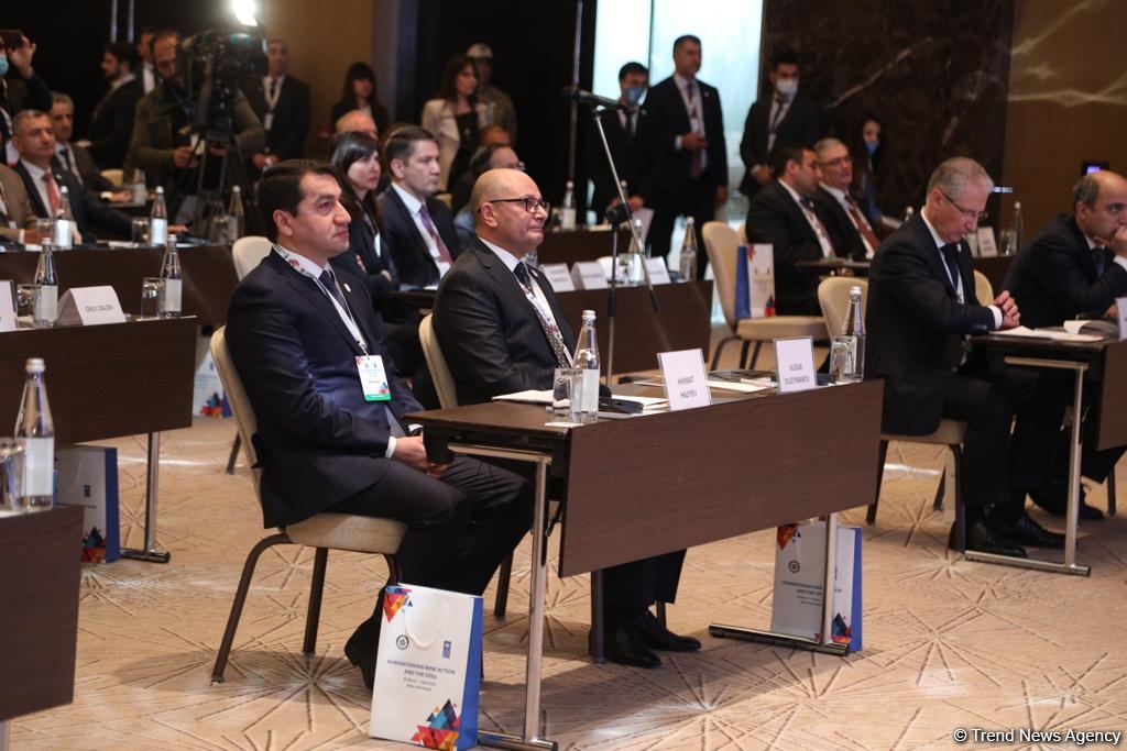 Humanitar Mina Fəaliyyəti və Davamlı İnkişaf Məqsədləri üzrə beynəlxalq konfransın bəyanatı qəbul edilib (FOTO)