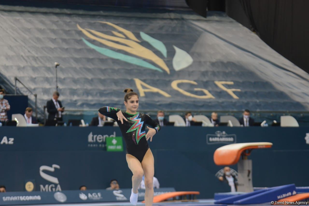 Bakıda keçirilən İdman Gimnastikası üzrə FIG Dünya Kubokunda Azərbaycan gimnastlarının nəticələri (FOTO)