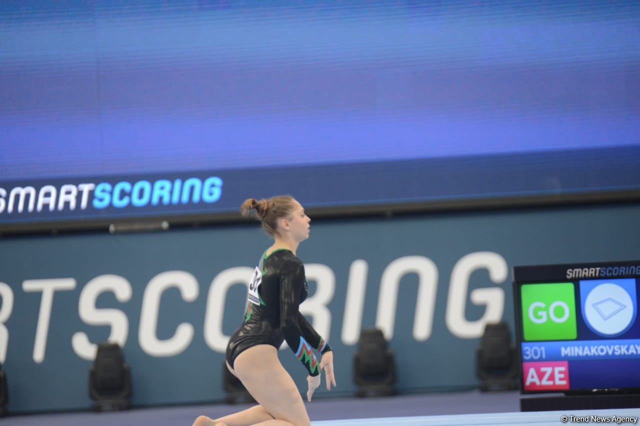 Bakıda keçirilən İdman Gimnastikası üzrə FIG Dünya Kubokunda Azərbaycan gimnastlarının nəticələri (FOTO)