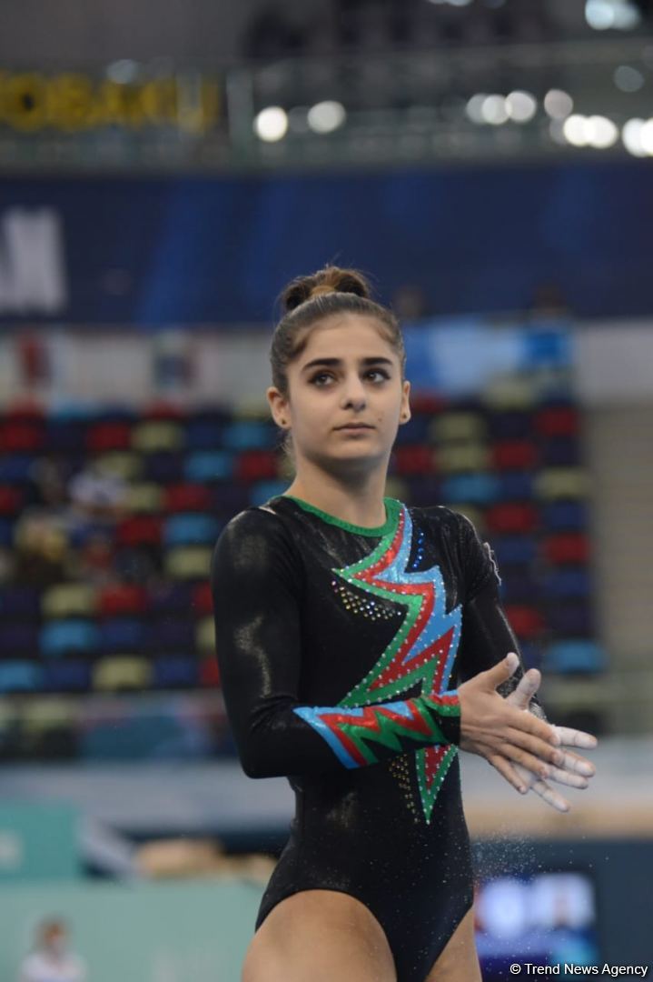 Bakıda keçirilən İdman Gimnastikası üzrə FIG Dünya Kubokunda Azərbaycan gimnastlarının nəticələri (FOTO)