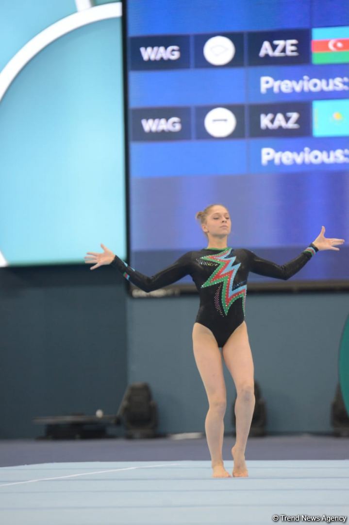 Bakıda keçirilən İdman Gimnastikası üzrə FIG Dünya Kubokunda Azərbaycan gimnastlarının nəticələri (FOTO)