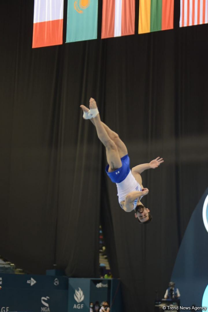 Bakıda İdman Gimnastikası üzrə Dünya Kubokunun final mərhələsi start götürüb (FOTO)