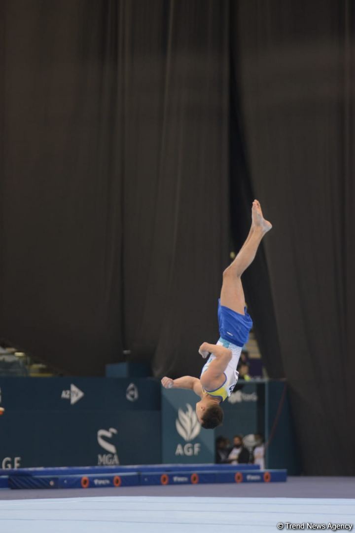 Bakıda İdman Gimnastikası üzrə Dünya Kubokunun final mərhələsi start götürüb (FOTO)