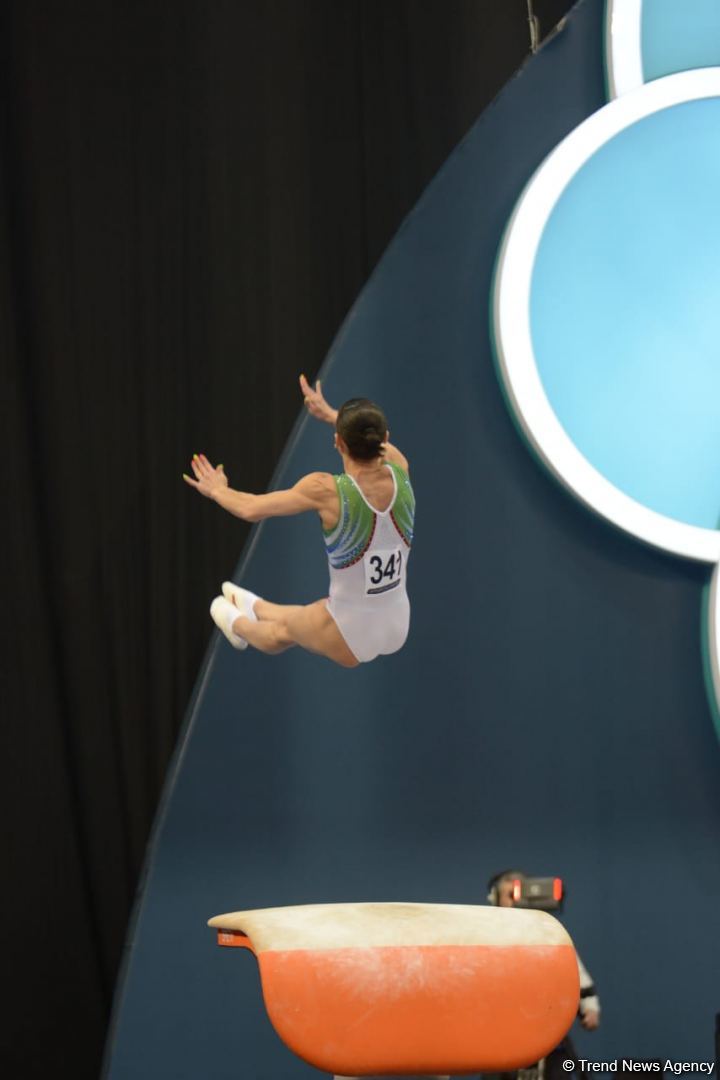 Bakıda İdman Gimnastikası üzrə Dünya Kubokunun final mərhələsi start götürüb (FOTO)