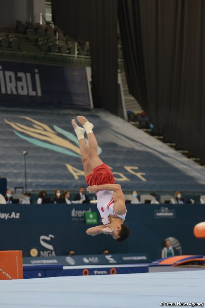 Bakıda İdman Gimnastikası üzrə Dünya Kubokunun final mərhələsi start götürüb (FOTO)