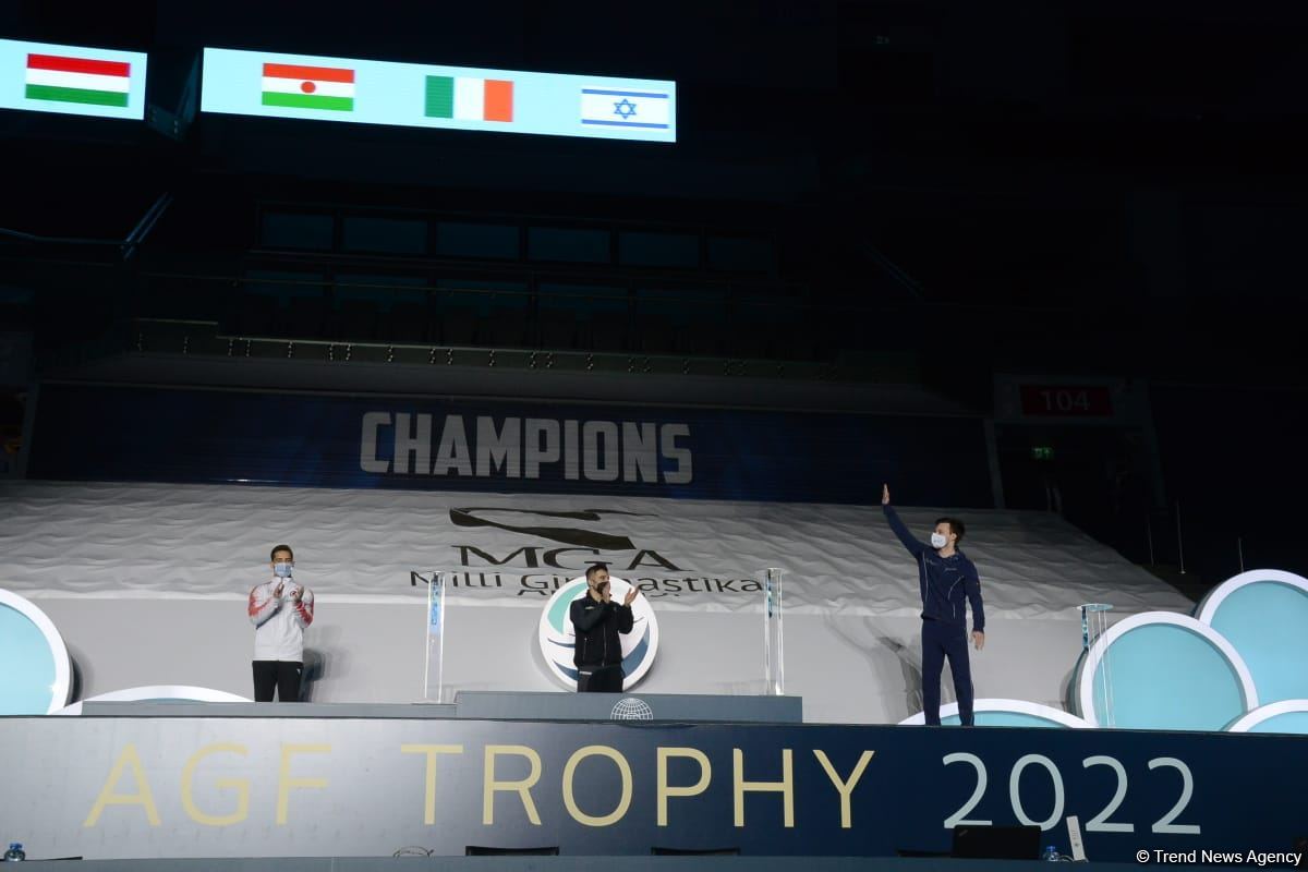 Bakıda İdman Gimnastikası üzrə FIG Dünya Kubokunun qalibləri mükafatlandırılıb (FOTO)
