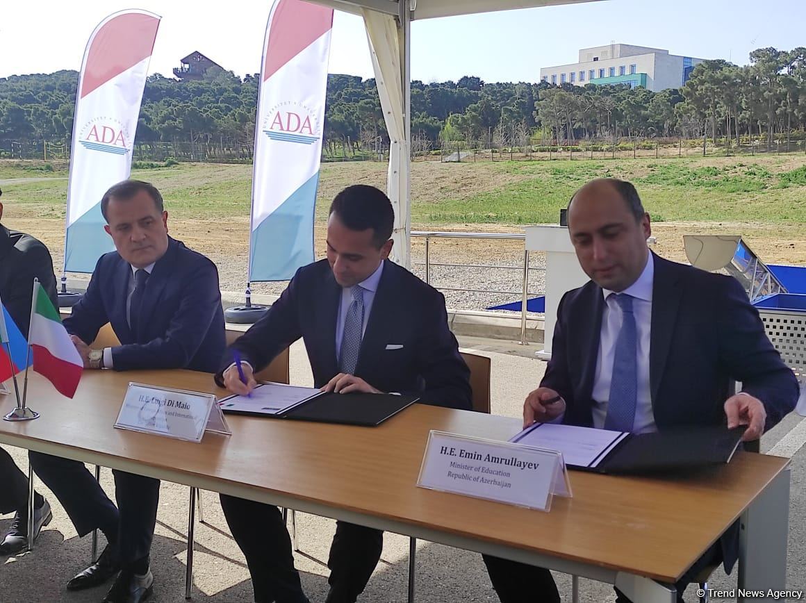 İtaliya-Azərbaycan Universitetinin təməli qoyulub (FOTO)