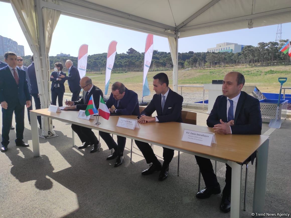 İtaliya-Azərbaycan Universitetinin təməli qoyulub (FOTO)
