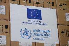 Aİ və ÜST Azərbaycan səhiyyə qurumlarına 600-dən artıq avadanlıq verib (FOTO)