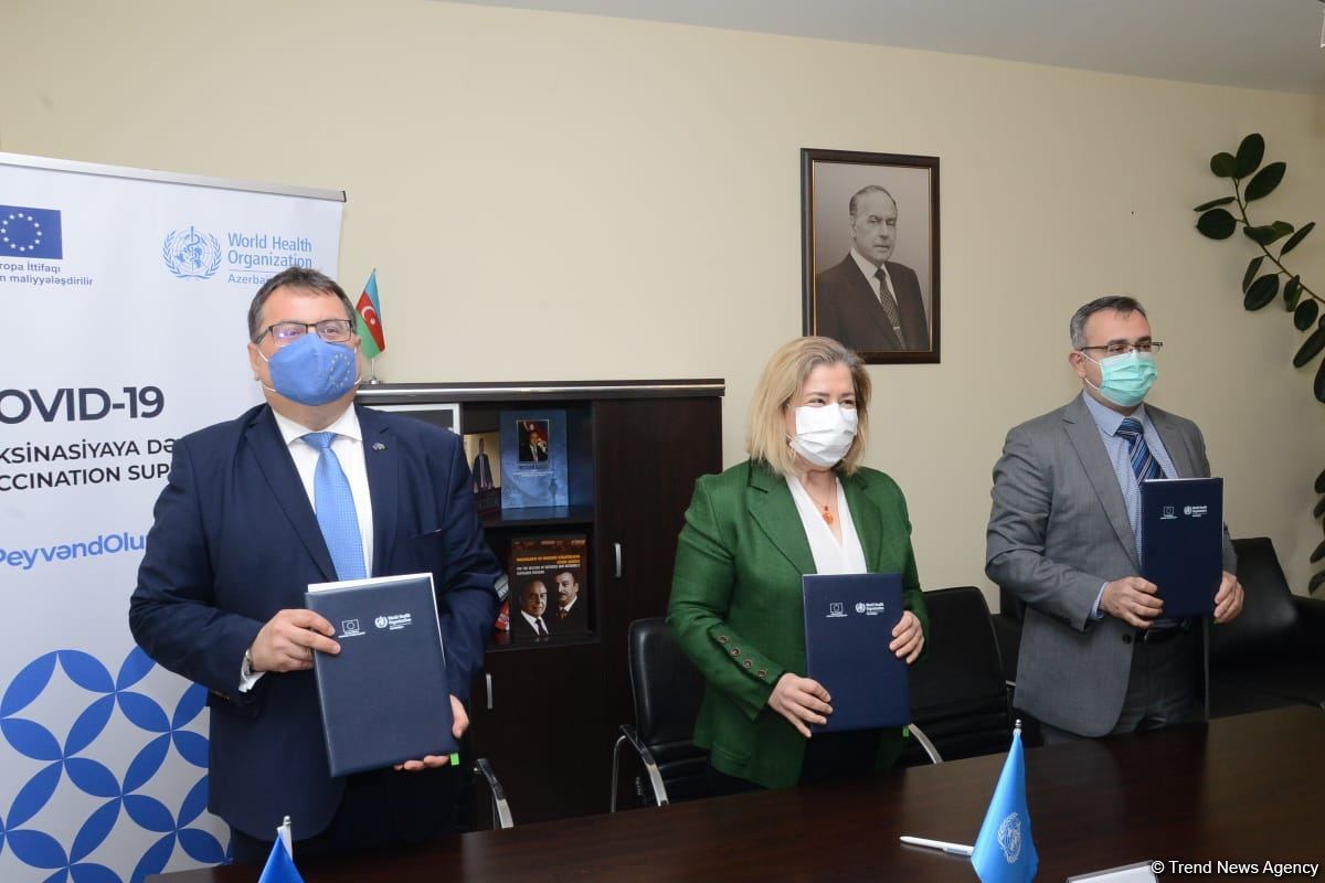 Aİ və ÜST Azərbaycan səhiyyə qurumlarına 600-dən artıq avadanlıq verib (FOTO)