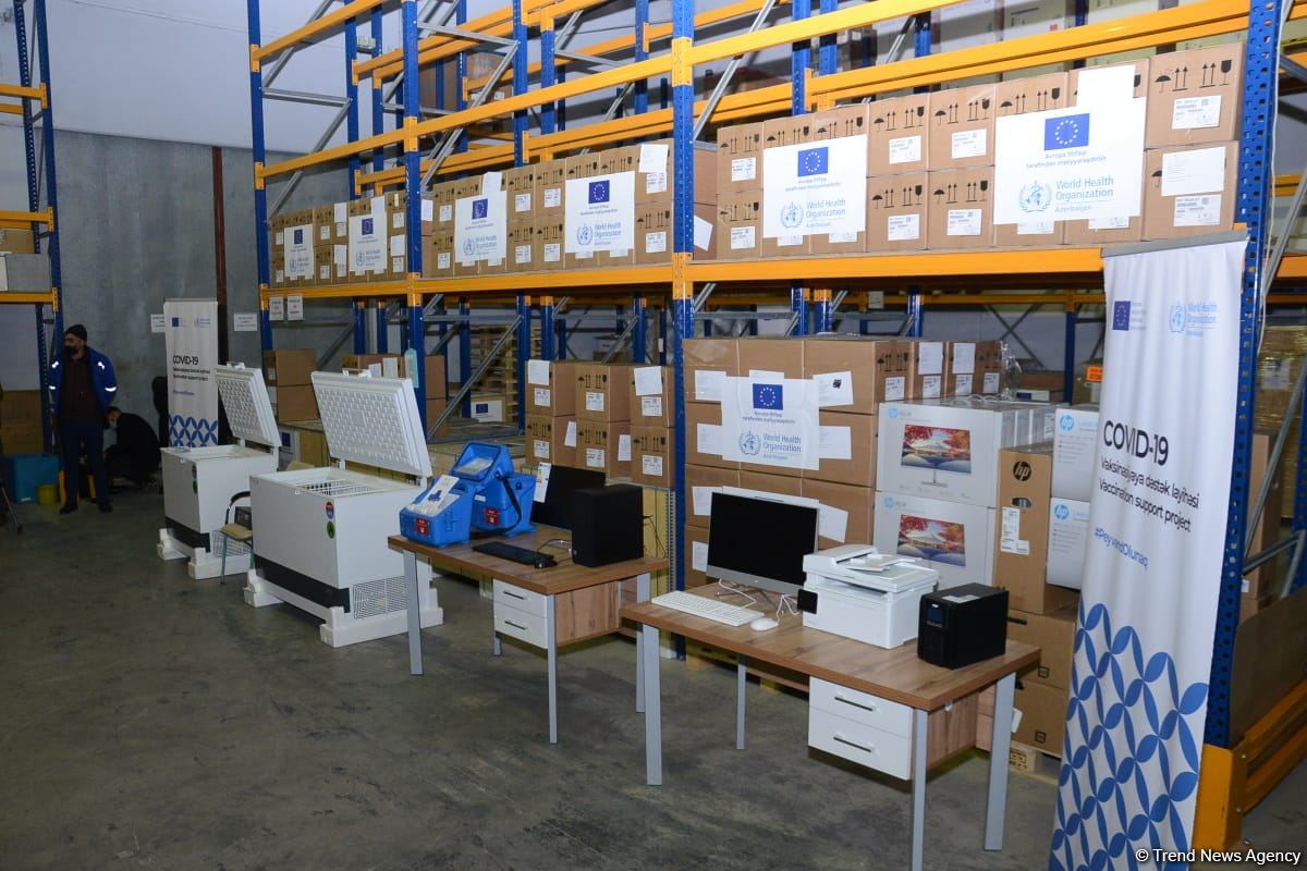 Aİ və ÜST Azərbaycan səhiyyə qurumlarına 600-dən artıq avadanlıq verib (FOTO)