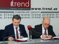Trend BİA ilə DHA arasında əməkdaşlıq haqqında Memorandum imzalanıb (FOTO/VİDEO)