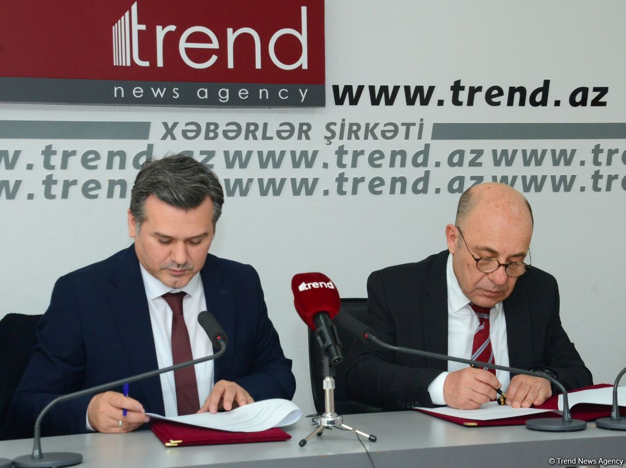 Trend BİA ilə DHA arasında əməkdaşlıq haqqında Memorandum imzalanıb (FOTO/VİDEO)