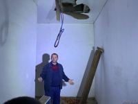 Tərtər şəhərində güclü külək məktəbin dam örtüyünü atıb (FOTO)