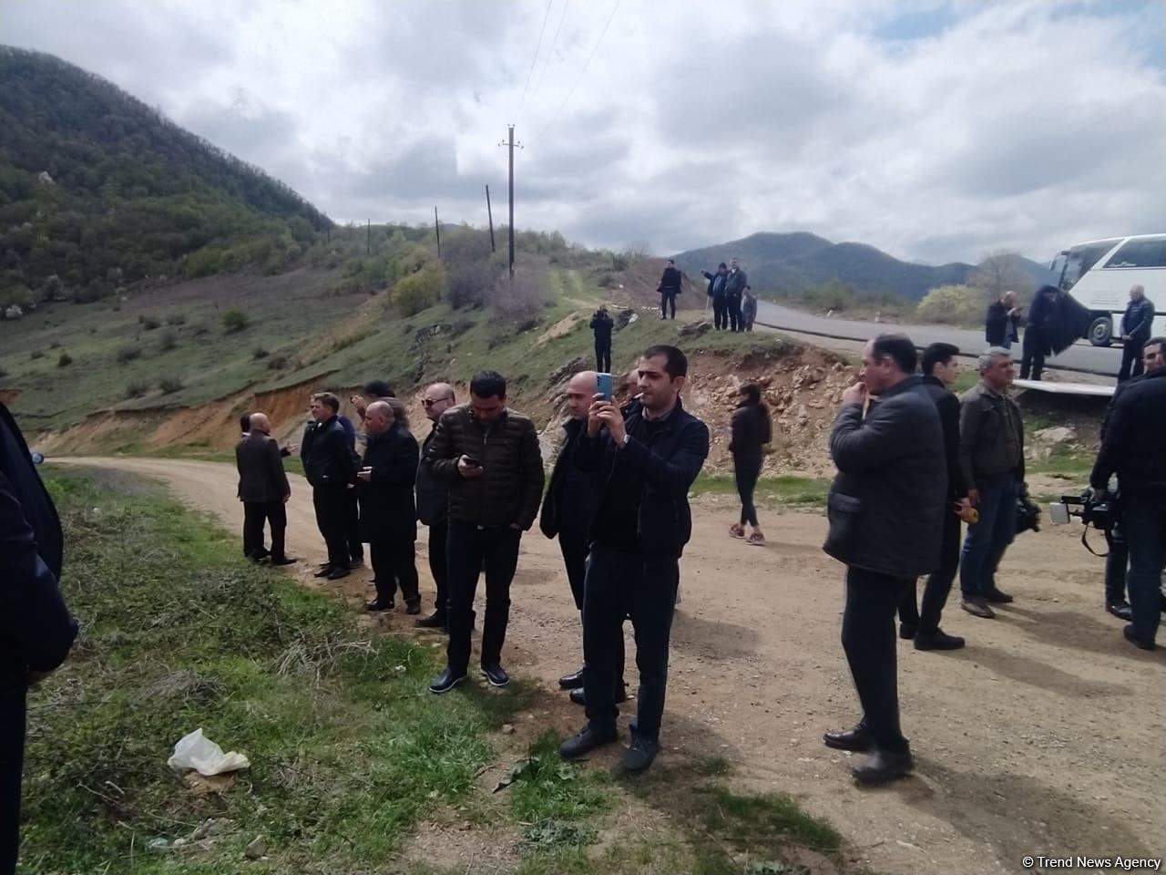 Azərbaycandakı xristian icmaları azad olunmuş ərazilərə səfər edib (FOTO)