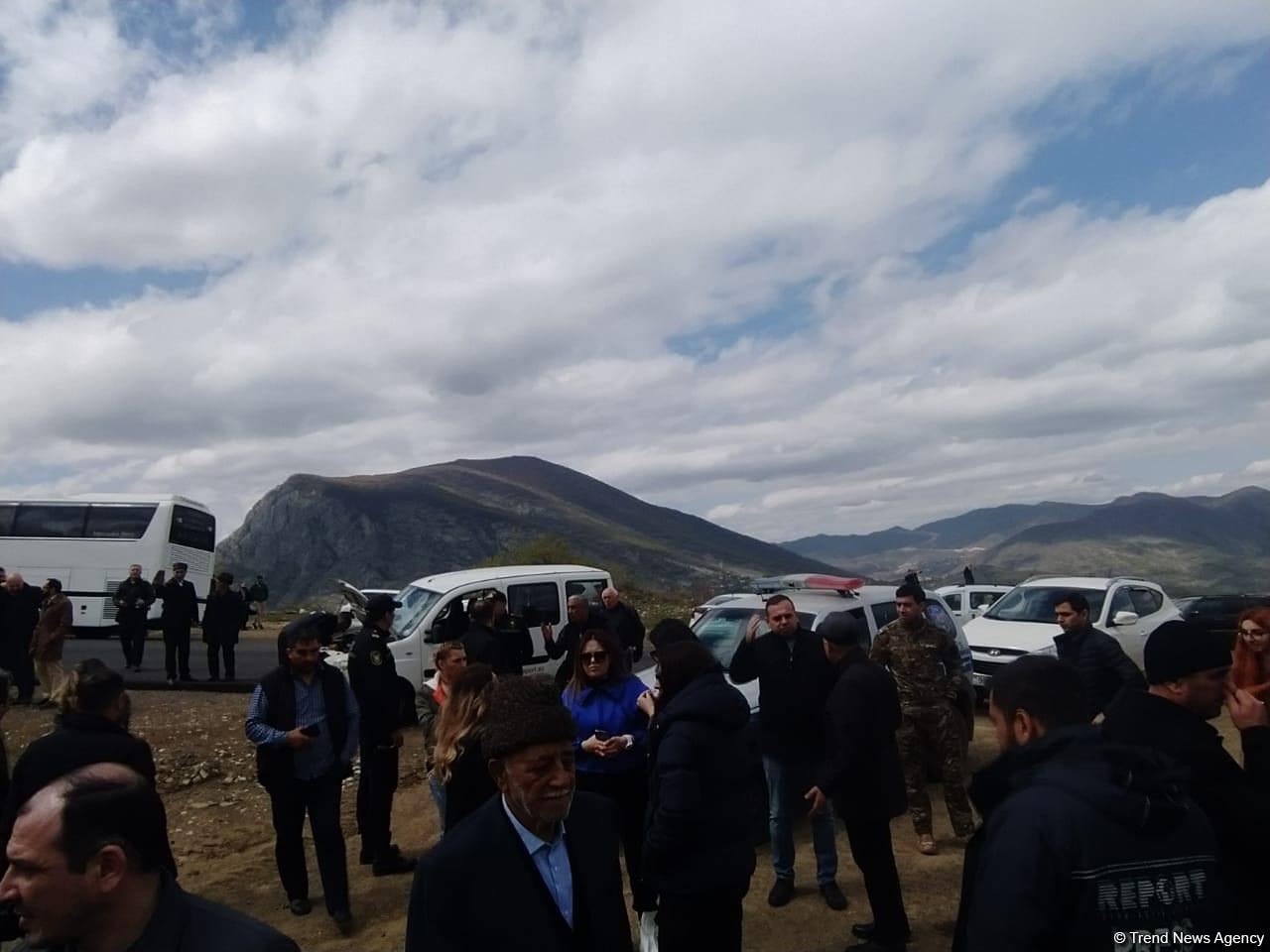 Azərbaycandakı xristian icmaları azad olunmuş ərazilərə səfər edib (FOTO)