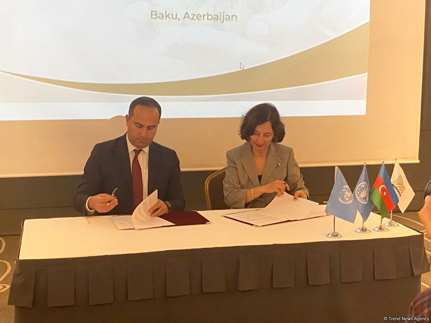 FAO ilə "Agrarco" arasında saziş imzalanıb (FOTO)