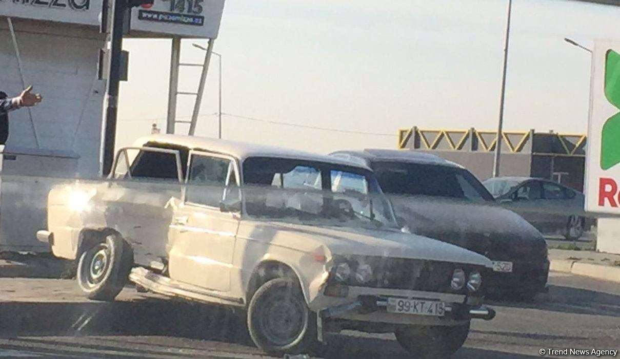 Sabunçu-Zabrat yolunda qəza olub, tıxac var (FOTO)