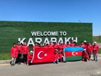 Kastamonu məktəbliləri Füzulidə  (FOTO)