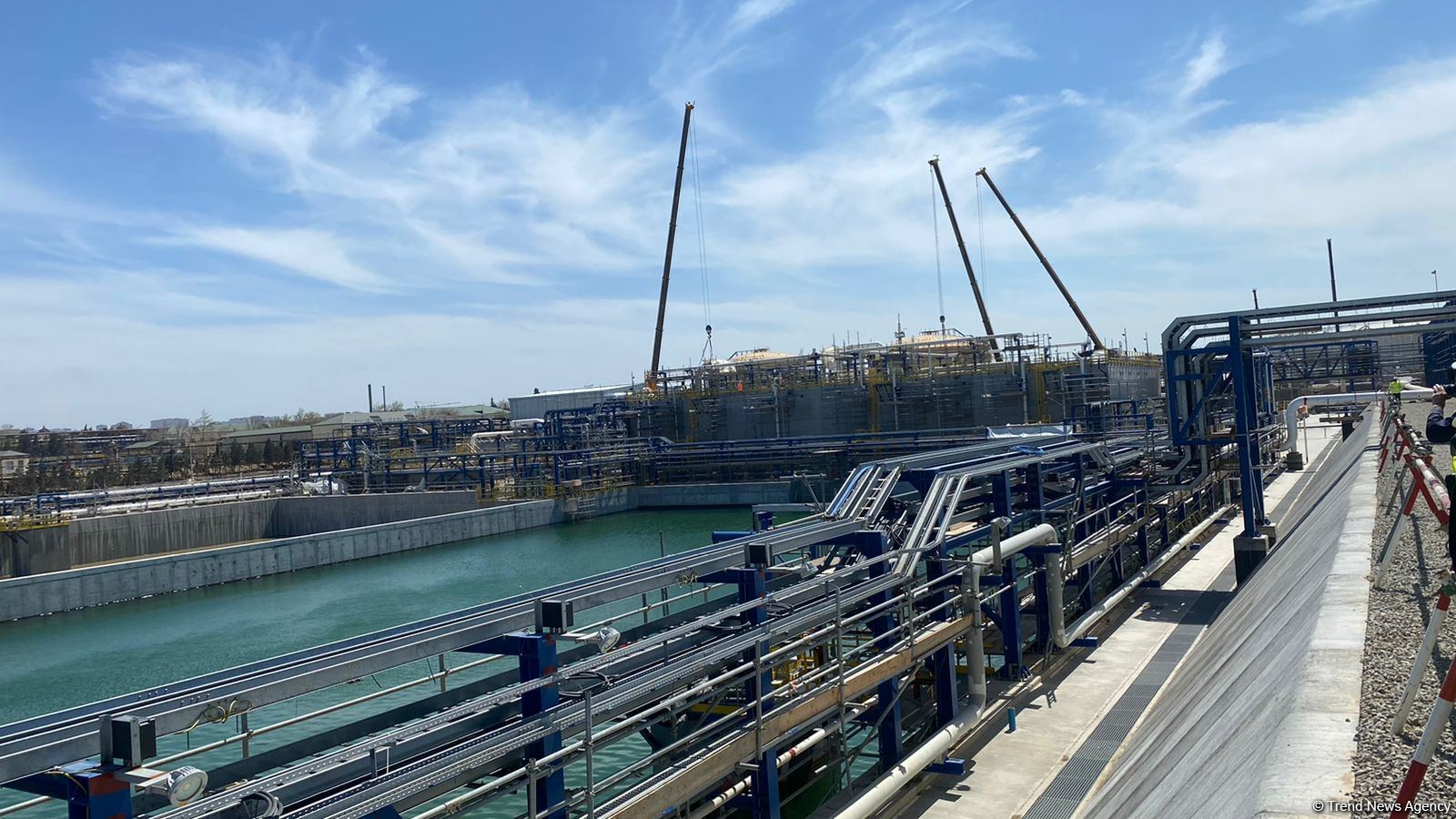 Bakı Neft Emalı Zavodunda çirkab suların təmizlənməsi qurğusu işə salınacaq (FOTO)