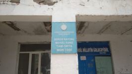 Bərdədə məktəb binası uçub (FOTO)