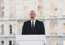 Prezident İlham Əliyev Şuşa şəhərində Dünya Azərbaycanlılarının V Qurultayında çıxış edib (FOTO/VİDEO) (YENİLƏNİB-3)