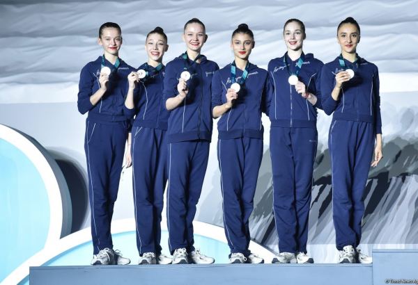 Biz tapşırığın öhdəsindən gəldik - bədii gimnastika üzrə FIG Dünya Kubokunun gümüş mükafatçısı olan Azərbaycan komandasının üzvləri