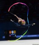 Bakıda keçirilən bədii gimnastika üzrə FIG Dünya Kuboku yarışlarının ikinci gününün ən gözəl anları (FOTO)