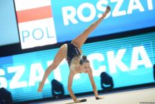 Bakıda keçirilən bədii gimnastika üzrə FIG Dünya Kuboku yarışlarının ikinci gününün ən gözəl anları (FOTO)