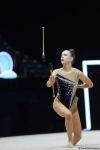 Bakıda keçirilən bədii gimnastika üzrə FIG Dünya Kuboku yarışlarının ikinci gününün ən gözəl anları (FOTO)