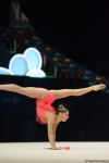 Bakıda keçirilən bədii gimnastika üzrə FIG Dünya Kuboku yarışlarının ikinci gününün ən gözəl anları (FOTO)