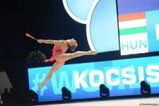 Bakıda keçirilən bədii gimnastika üzrə FIG Dünya Kuboku yarışlarının ikinci gününün ən gözəl anları (FOTO)