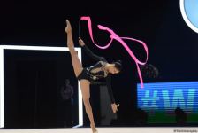 FIG Dünya Kuboku: Arzu Cəlilova və Zöhrə Ağamirovanın lentlə hərəkətlərinin nəticələri məlum olub (FOTO)
